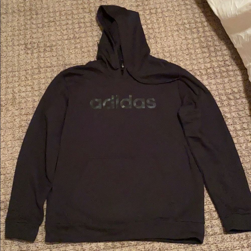 Adidas Black Hoodie Large